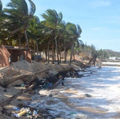 Biển xâm thực gây sạt lở nghiêm trọng tại TP Phan Thiết